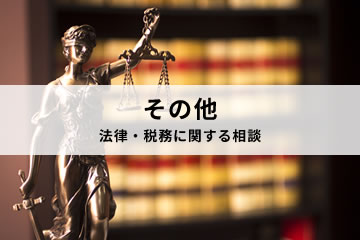 その他 法律・税務に関する相談